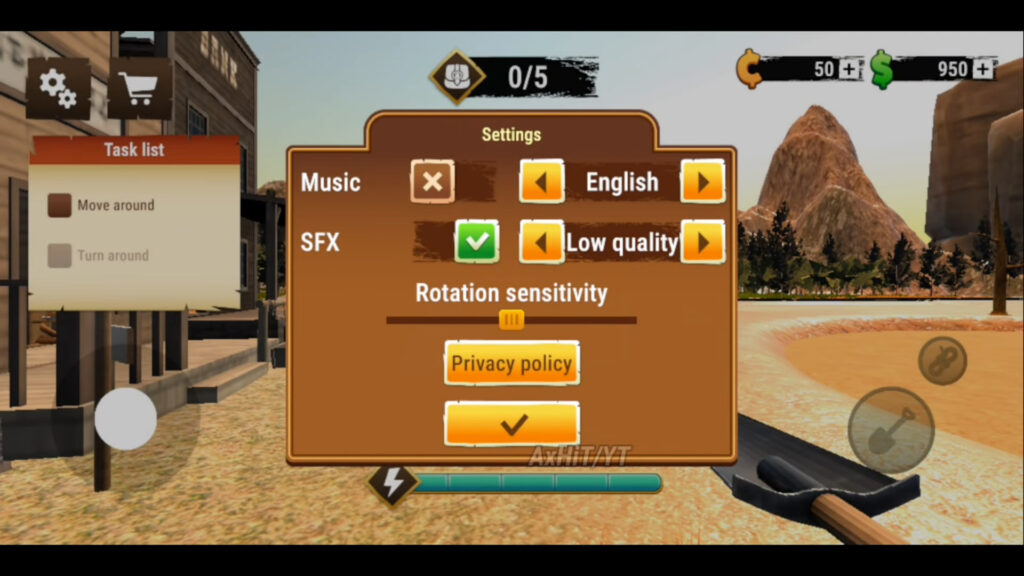 (505) Wild West Miner - Gold Rush - Gameplay ( Android, iOS )