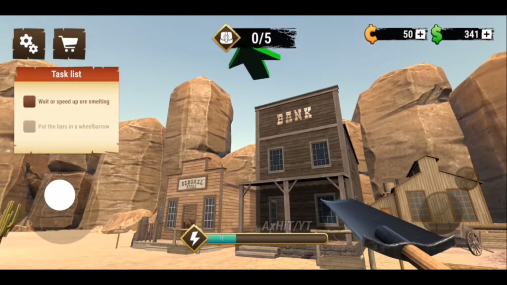 (505) Wild West Miner - Gold Rush - Gameplay ( Android, iOS ) (1)